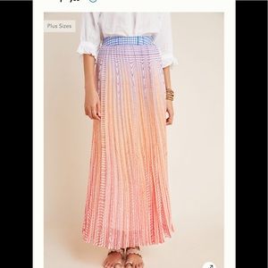 Anthropologie Maxi Skirt 0 worn once